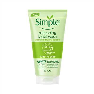 ژل شستشوی صورت سیمپل مخصوص پوست چرب مدلRefreshing حجم 150میلی لیترsimple